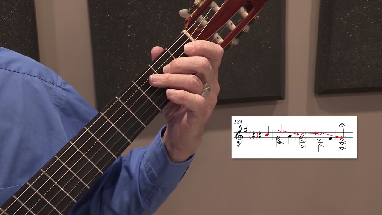 Technique Left-Hand, Coda. Video 1: m184-186