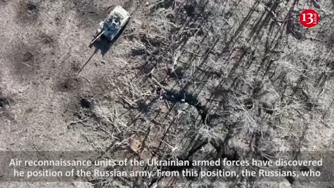 Targeted by drone, Russians abandon tanks and enter their “nests"