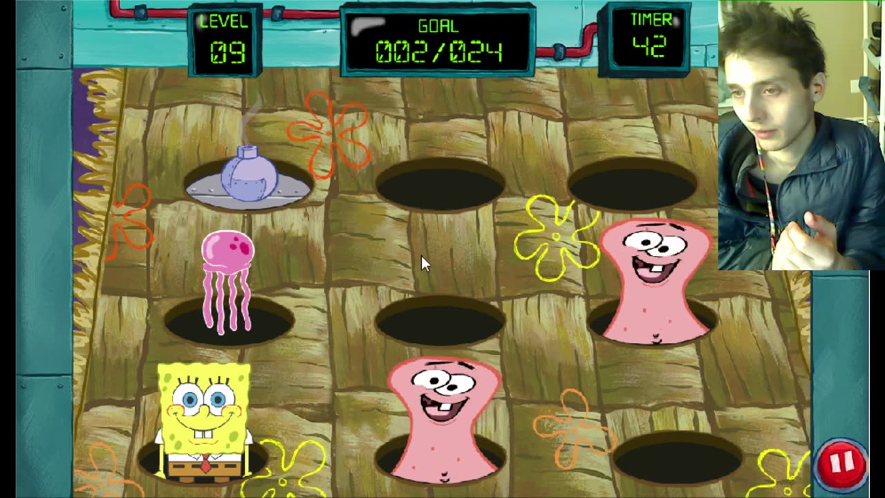 Failed Attempt #40 To Earn Highest Score In Level 9 Of SpongeBob SquarePants Bikini Bottom Bop Them