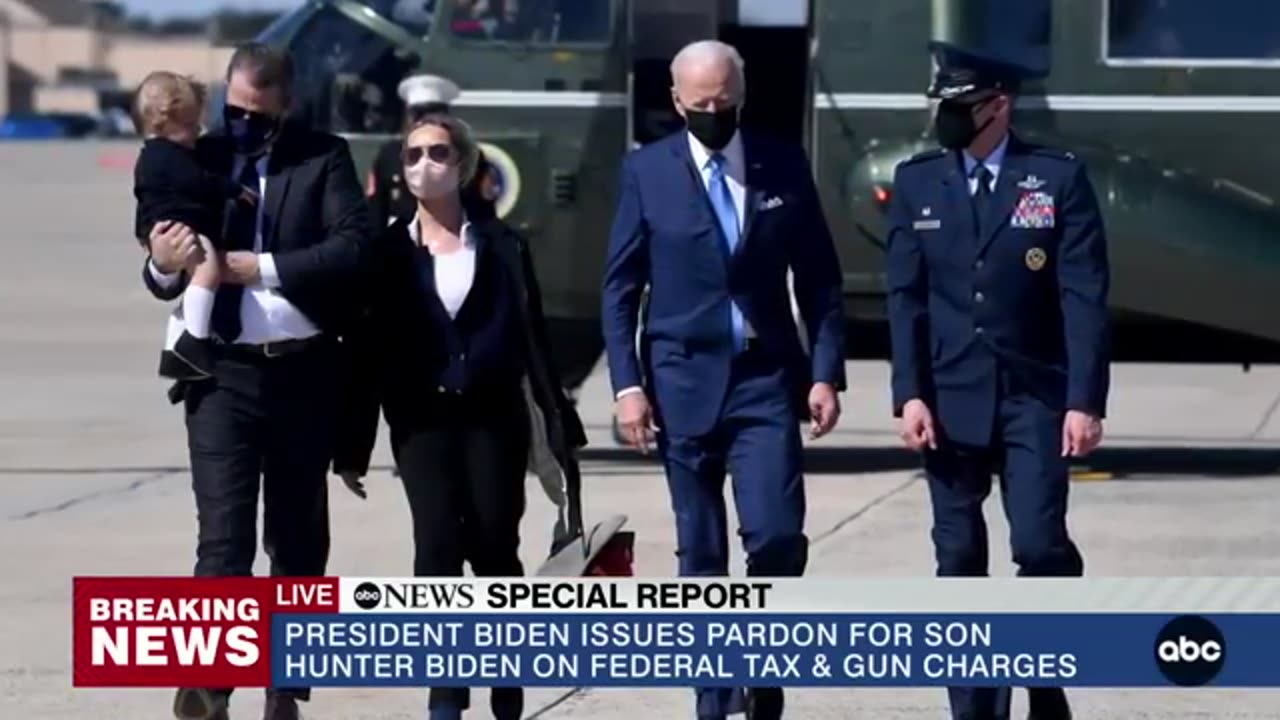 President Joe Biden issues pardon for son Hunter Biden