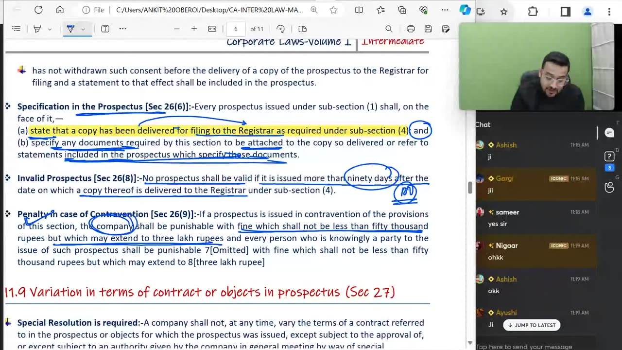 Prospectus & Allotment Of Securities part-4