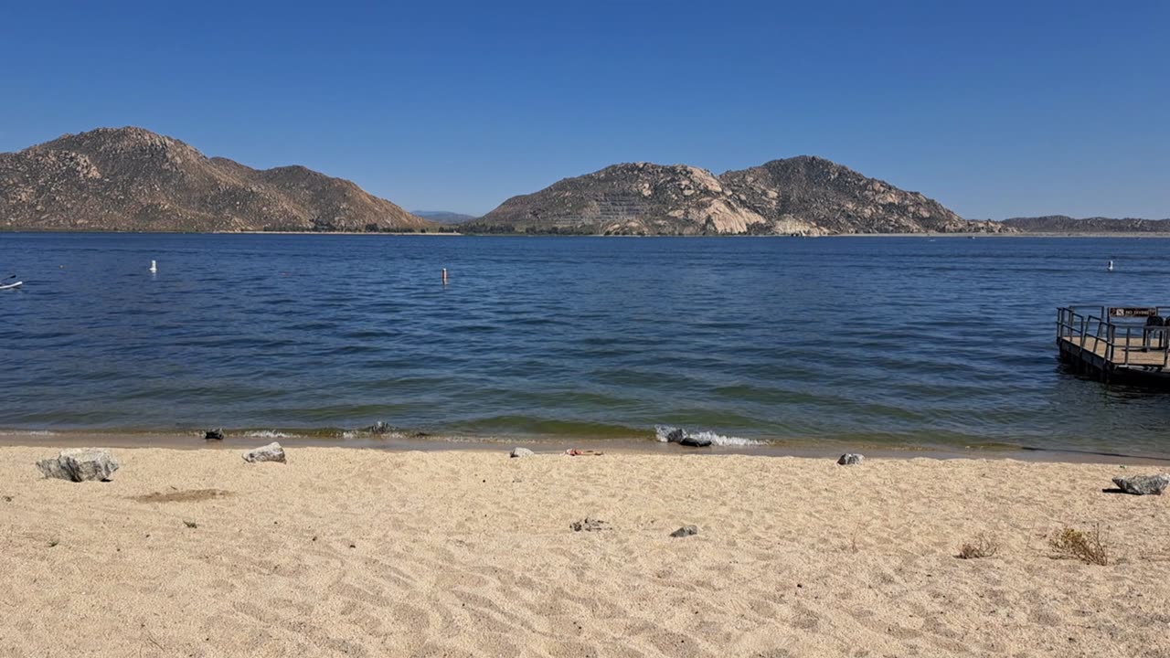 The Captain's View. Perris Beach, Perris Lake, California. 06/08/24