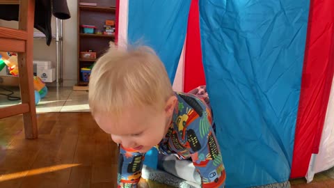ENJOYING OUR TENT//
