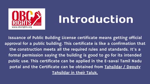 How to issue Issuance of Public Building License certificate