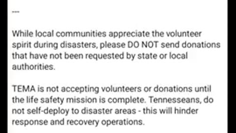 Don't Let This Get Memory-Holed...FEMA_ Hurricane Helene Relief Efforts