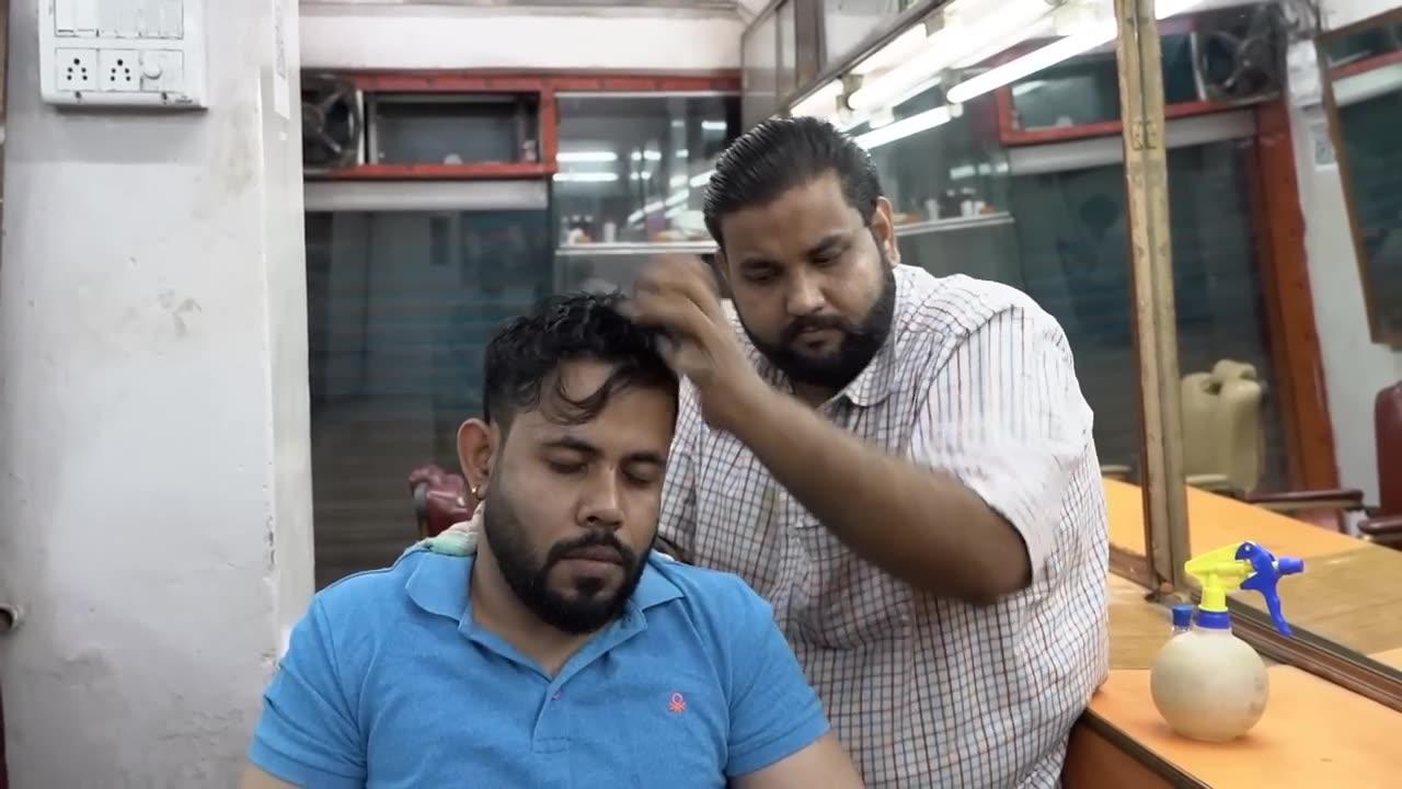 Skin Cracking Relaxing Head Massage by Shamboo _ Indian Massage