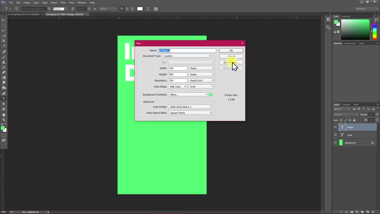 Photoshop-এ Custom ফাইল Open করার অপশনস