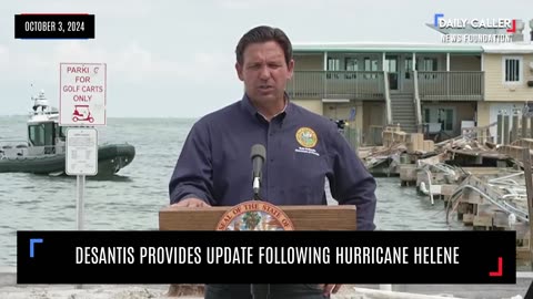 DeSantis Provides Update Following Hurricane Helene