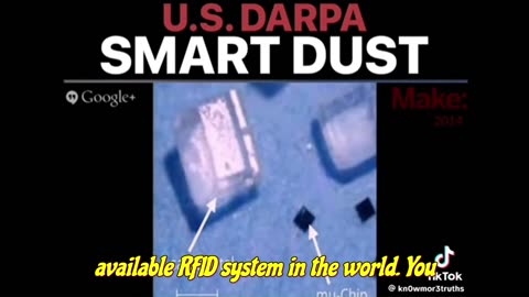 U.S. DARPA SMART DUST ( More ways to infect us! ).......