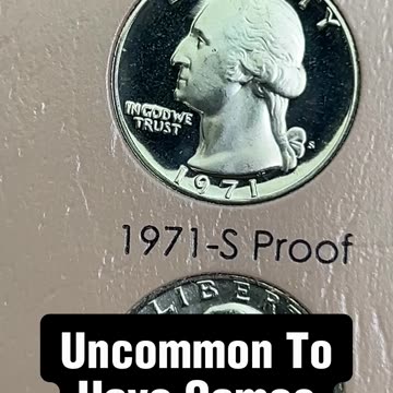 Quarter Album Fill 185 - Proof with Cameo!