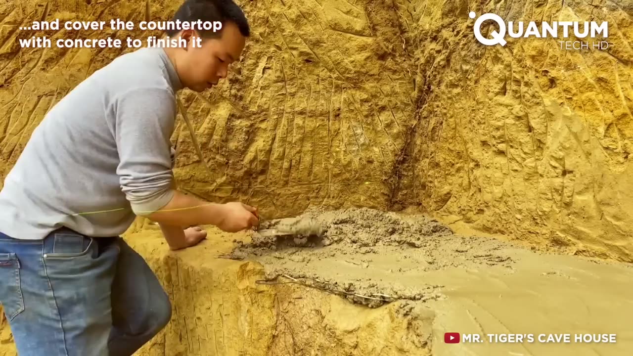 Man Digs a Hole in a Mountain and Turns it Into an Amazing Apartment