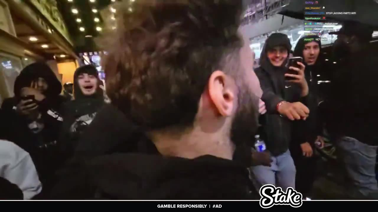 Thousands of fans showed up to see Adin Ross while he was streaming in Toronto, Canada