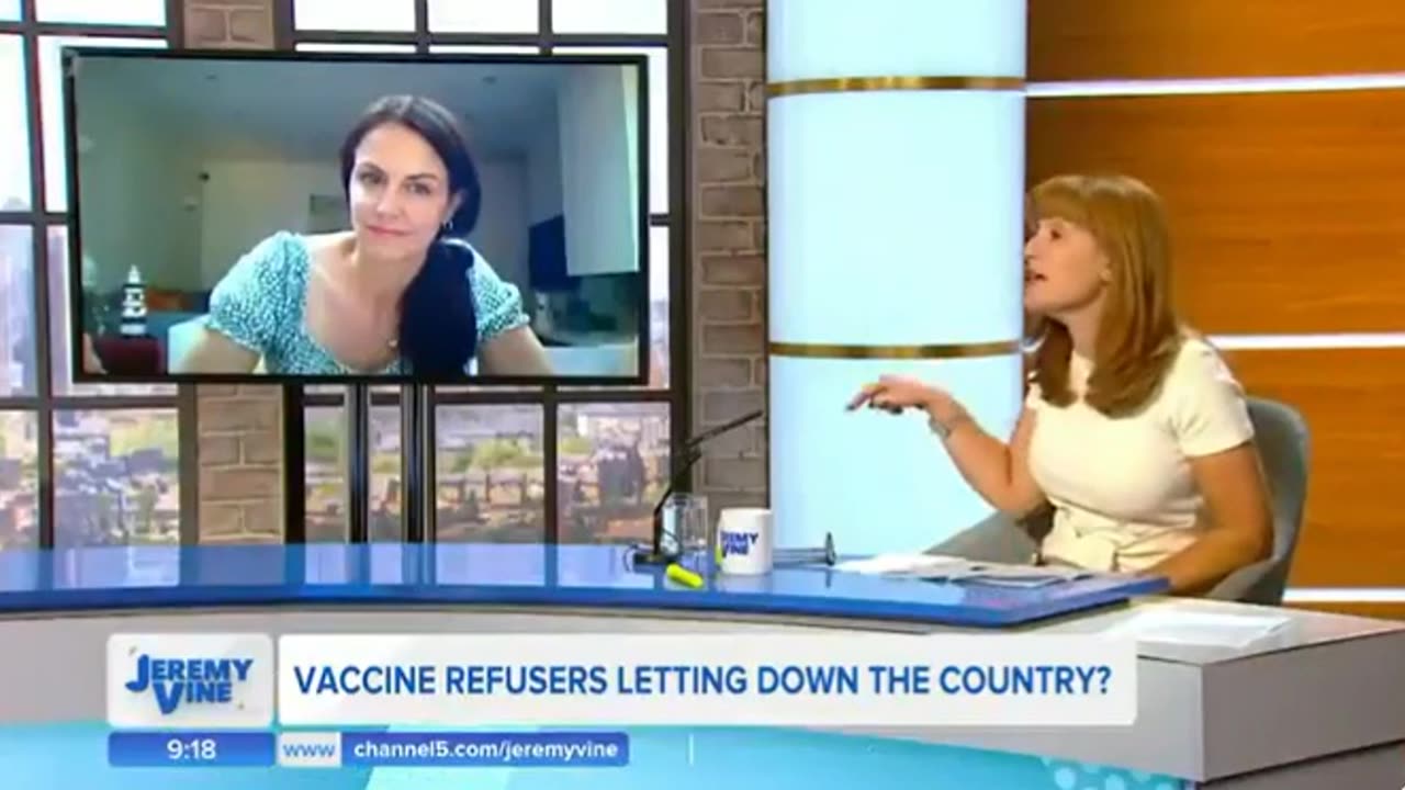 UK Journalist Angela Epstein Blames "Vaccine Refusers" on National TV