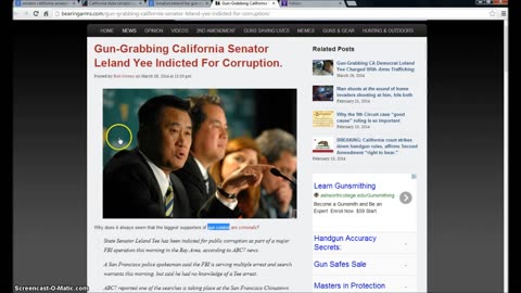 California State Senator Leeland Yee Arrested Chinese Puppet