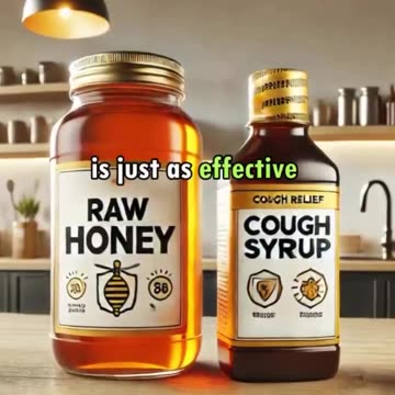 Honey is Nature's Own Cough Remedy.