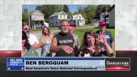 Ben Bergquam Talks to Voters in East Palestine About How the Biden/Harris Regime Abandoned Americans