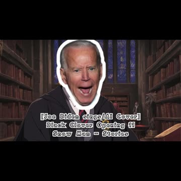 [Joe Biden sings/AI Cover] Black Clover Opening 11 Snow Man - Stories