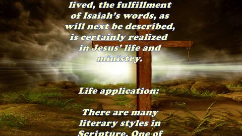 The Book of Matthew 4:14 - Daily Bible Verse Commentary