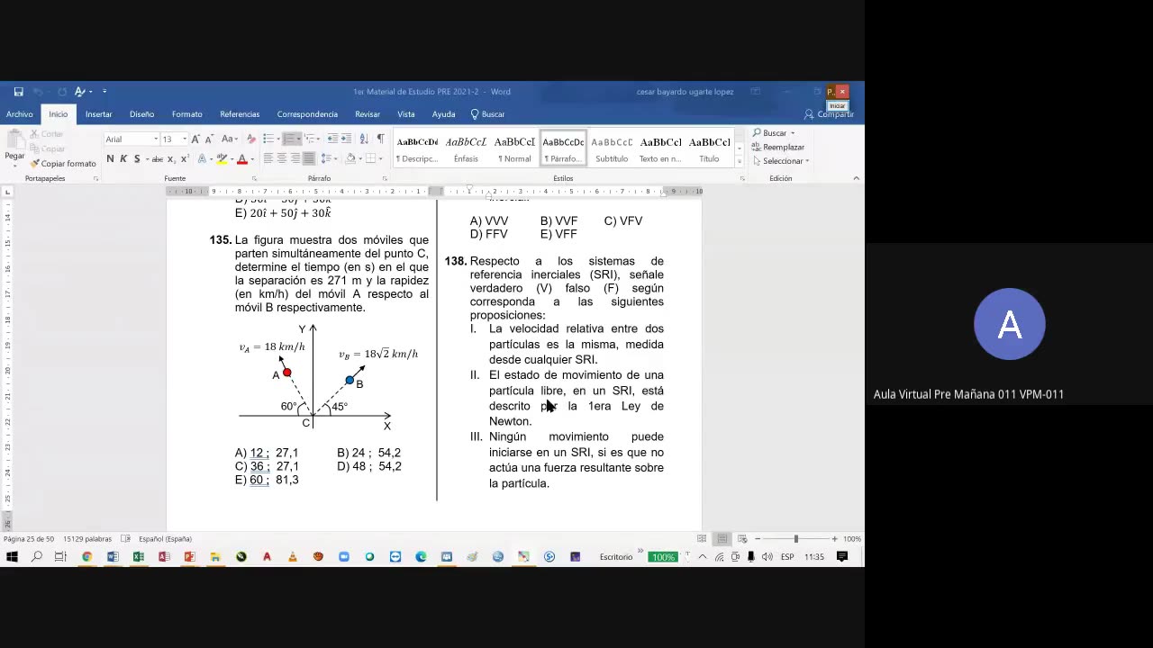 CEPRE UNI 2021 - 2 | SEMANA 05 | FÍSICA S02