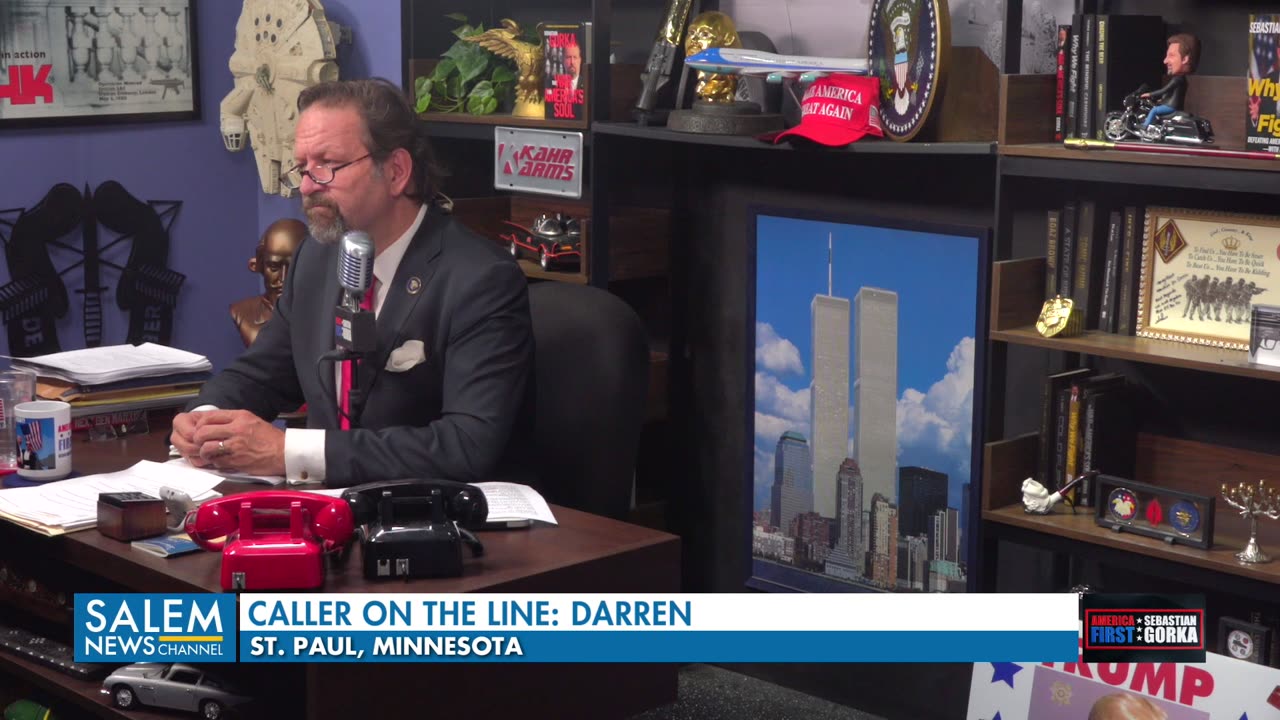 "I'm gay and I'm voting for Donald Trump." Caller Darren with Sebastian Gorka on AMERICA First