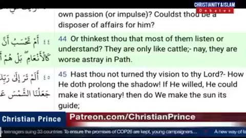 A European Muslim wants to teach about Christianity Christian Prince