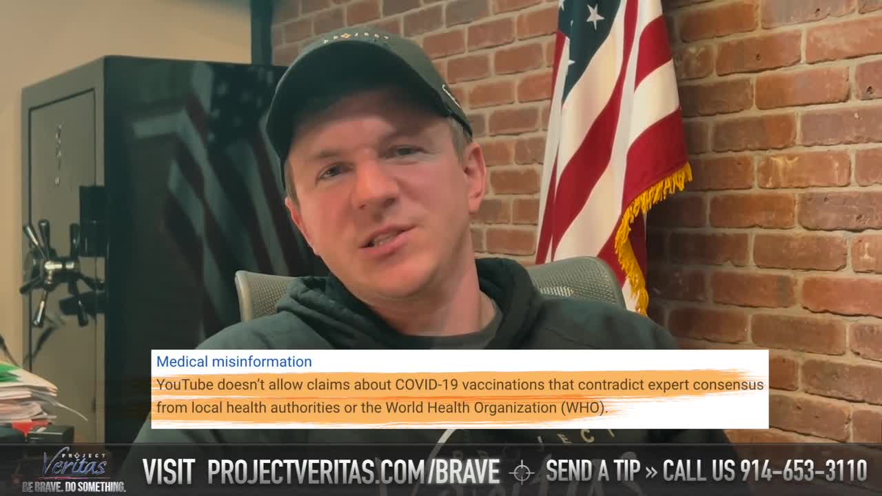 James O’Keefe Gives Update On YouTube Removing Directed Evolution Video