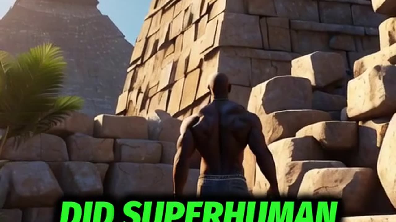 How were the pyramids really built? Superhuman strength or help from giants?