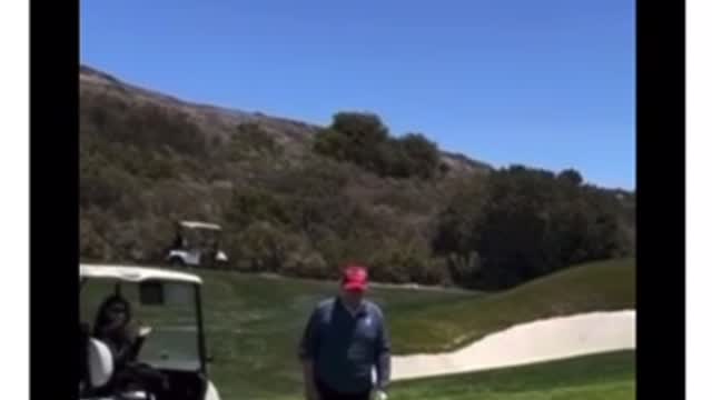 President Trump got lucky⛳️