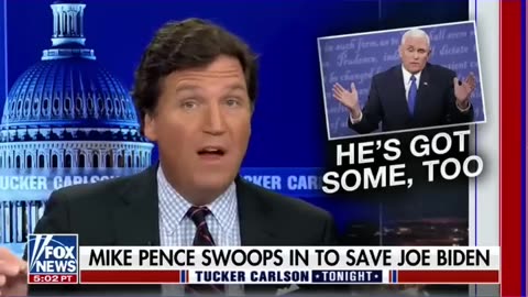 Fox News - Tucker Carlson_ Mike Pence just saved Joe Biden #shorts