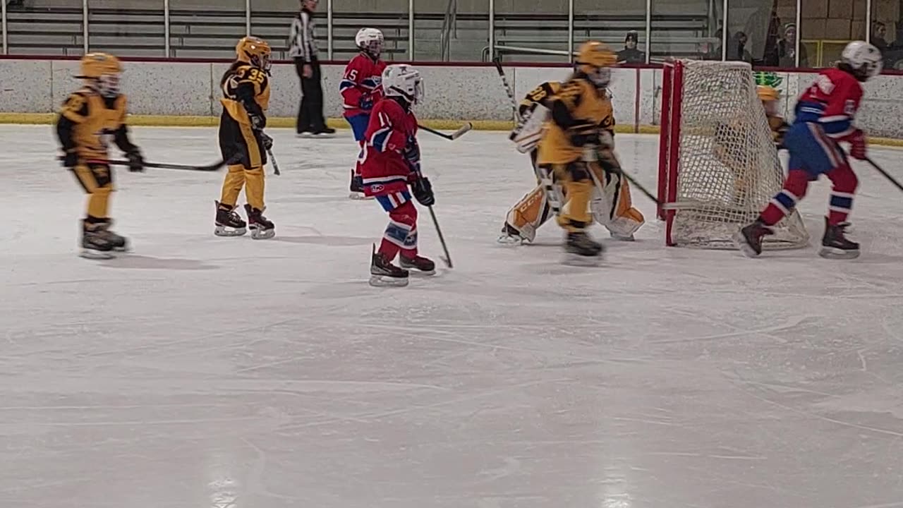 Z knocks it out of the way