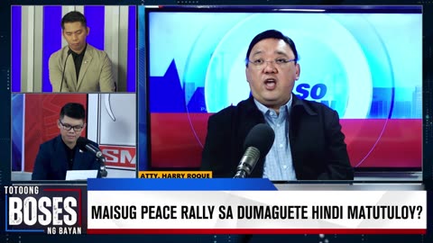 Maisug Peace Rally sa Dumaguete, hindi matutuloy?