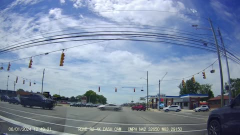 Roundtrip Drive From Levagood Area, Dearborn; To Taj Cuisine Indian Pak Food, Garden City, MI 6/1/24