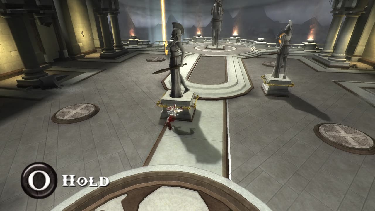 God of War Chains of Olympus Statue Light Puzzle in the Temple of Helios