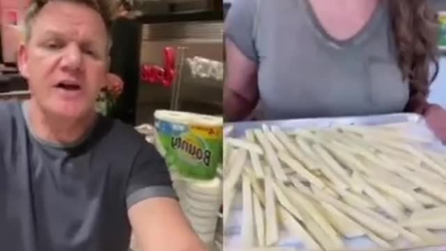 Gordon Ramsay Reacts To TikTok Cooking #shorts