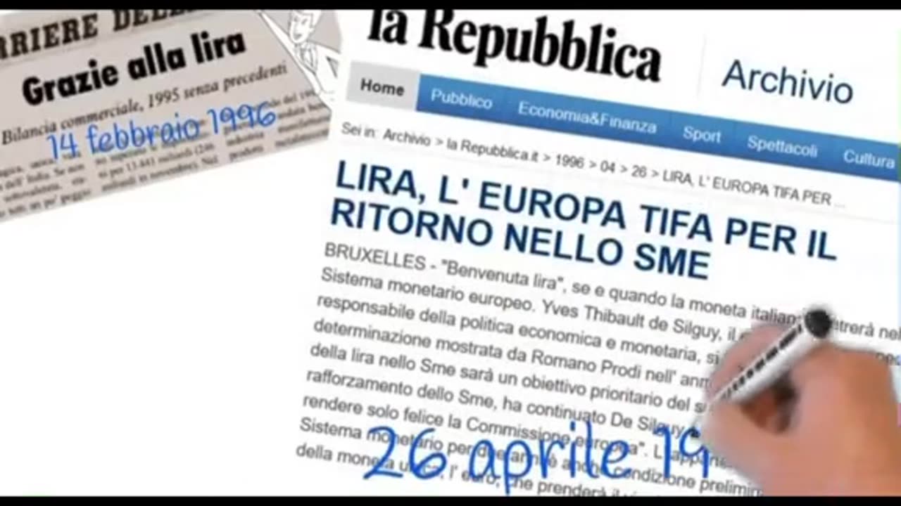 I TRADITORI PRODI, CIAMPI, AMATO, DRAGHI COL CONSENSO DI TUTTI I PARTITI HANNO VENDUTO L'ITALIA 🇮🇹