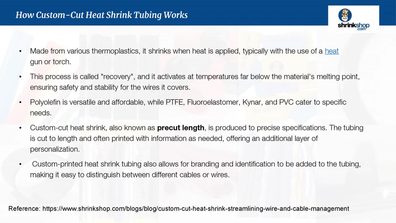 Custom-Cut Heat Shrink: Streamlining Your Wire and Cable Management