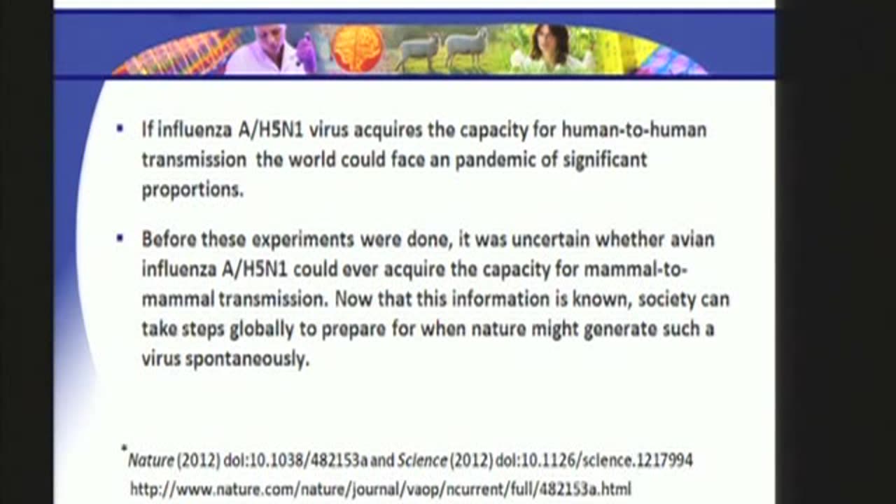 H5N1 Research Discussion (MWV56)