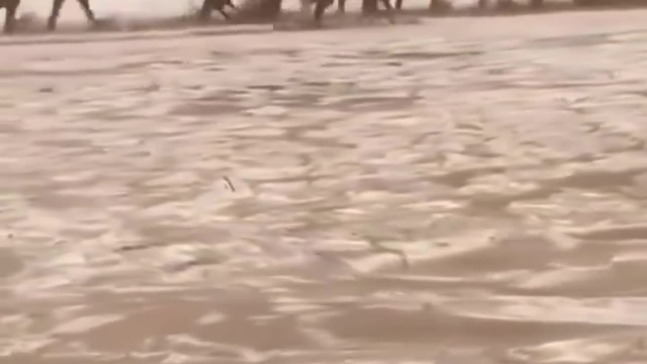 This never ever happened in the Saudi Arabian Desert until they began cloud seeding operations