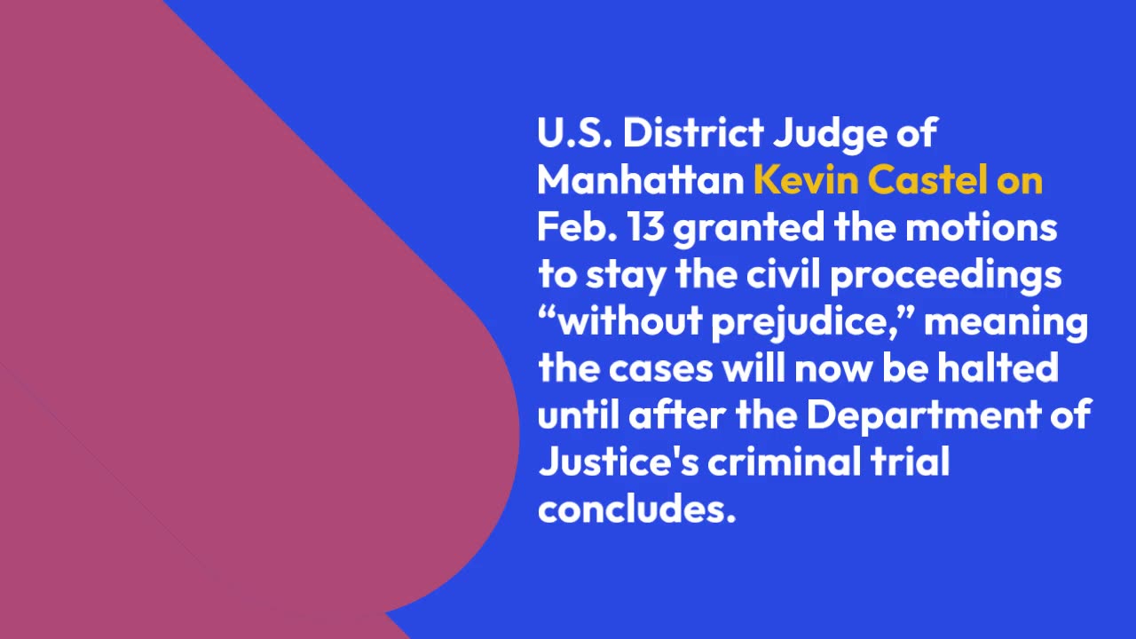 CFTC and SEC cases against SBF deferred until after criminal trial