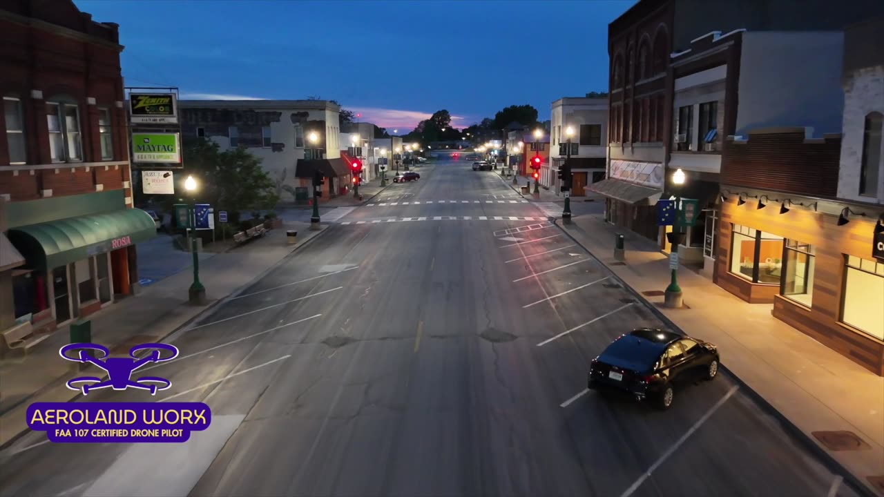 A Stroll Down Broadway in Monett, Missouri.