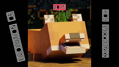 Evolution Of Minecraft Fox 🦊