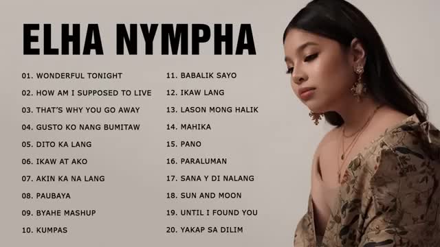 Wonderful Tonight 💖 OPM Top Hits Playlist💖 Elha Nympha, Moira , Morissette Amon, Gigi De Lana...