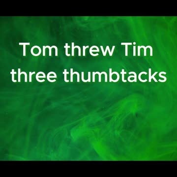 🌪️Tongue Twister Challenge🌪️#30