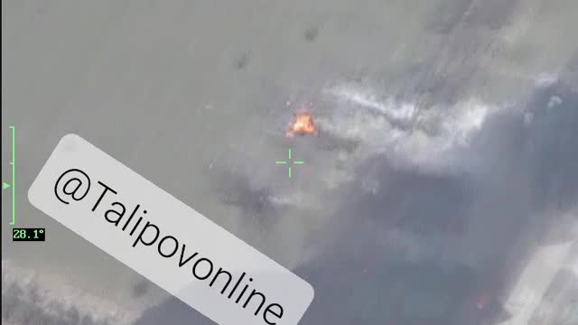 Destroying a NATO SAU crew with a direct hit, followed by a detonation of the ammunition.
