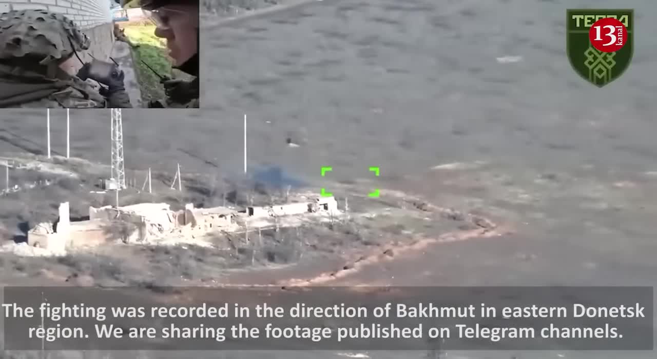 Ukrainian army strikes large area where Russians settled in Bakhmut direction