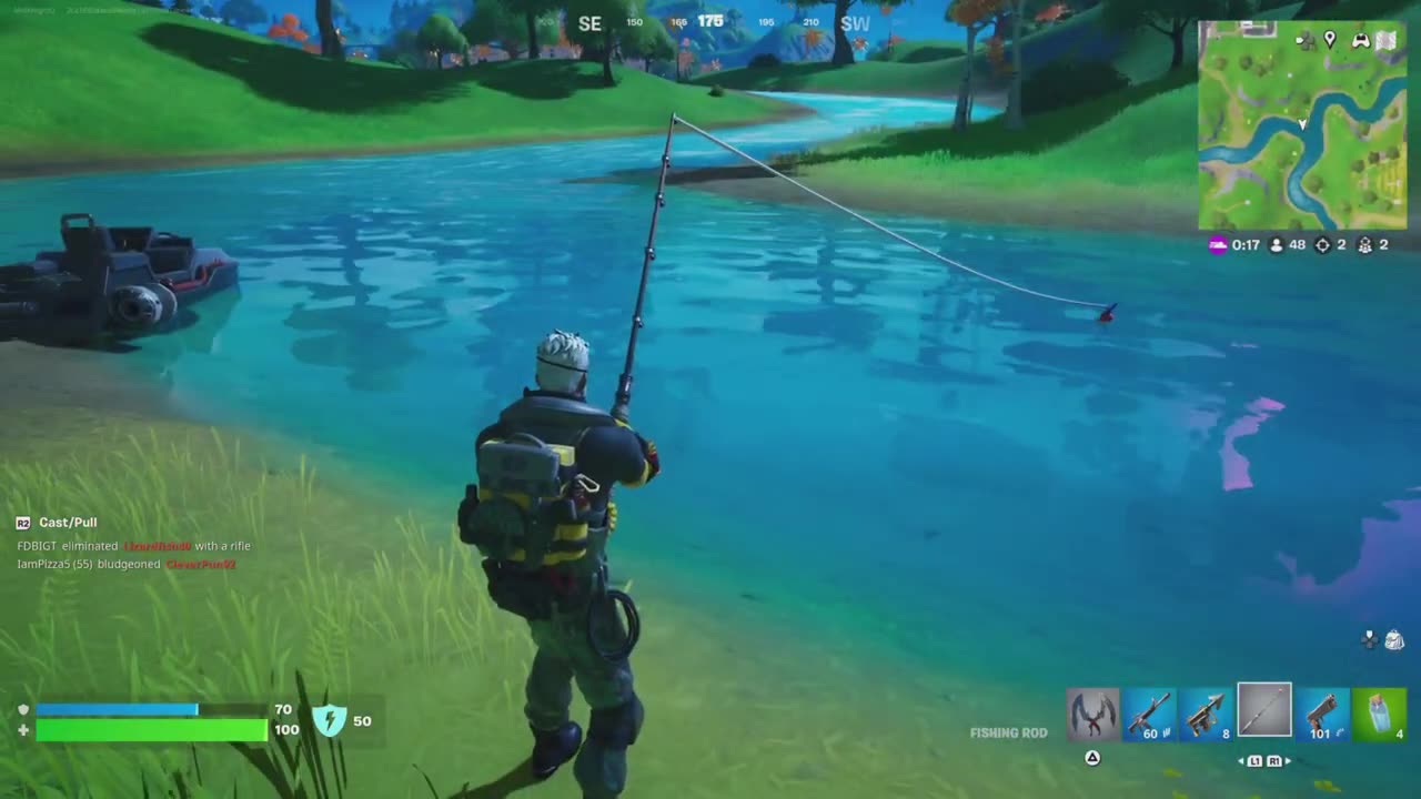 Fortnite - Casual Play and Some Fishing