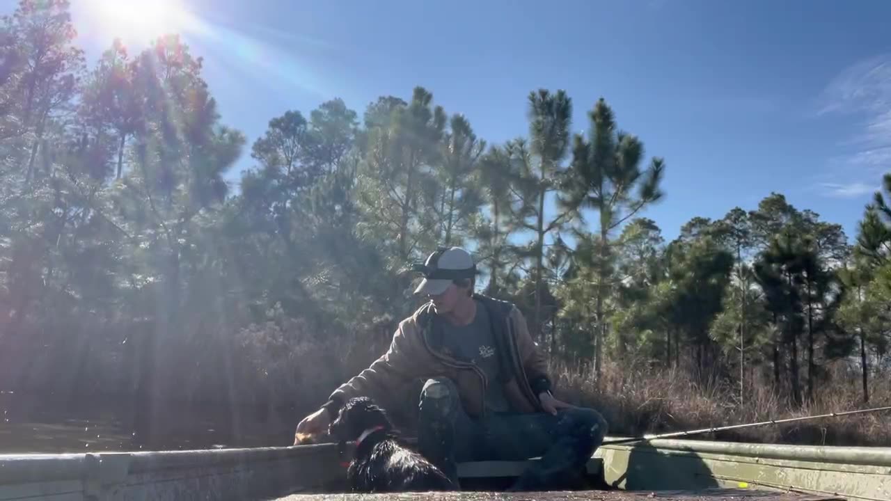 Fishing with Duke!