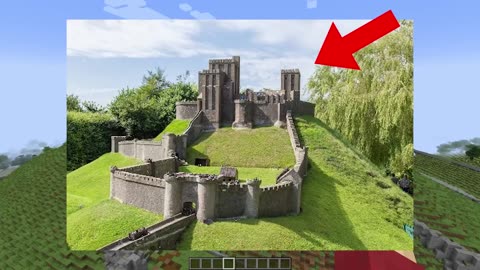 Using Real Ruins to Create a Castle in Minecraft