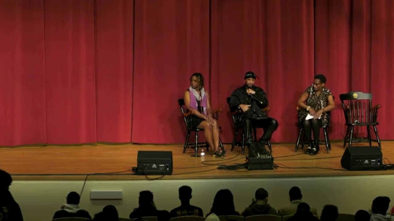 Morehouse College anti-cop activists interrupt panel