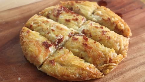Only Potato, Tofu & Cheese! Only 3 Ingredients! Quick breakfast in 5 minutes!